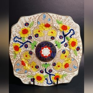 8.75" England vintage Royal Staffordshire porcelain plate, Cairo 8920